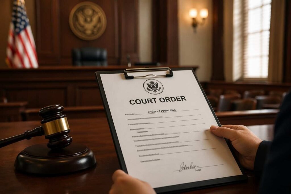 Protecting Yourself After Receiving a Court Order