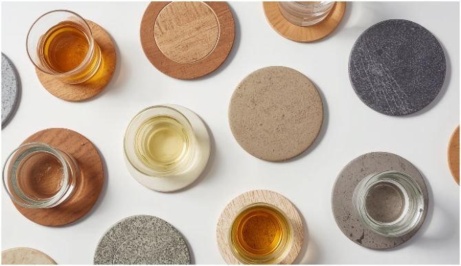 Comparison of Popular Craft Coaster Materials