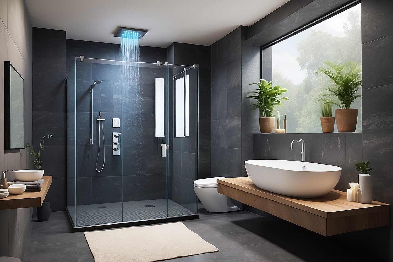Walk-In Shower Features